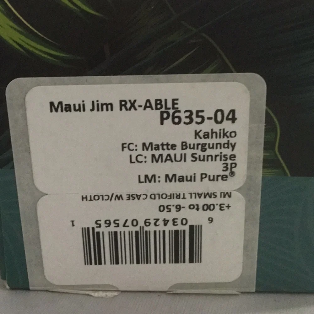 MAUI JIM KAHIKO SUNGLASSES POLARIZED LADIES. - Picture 9 of 10